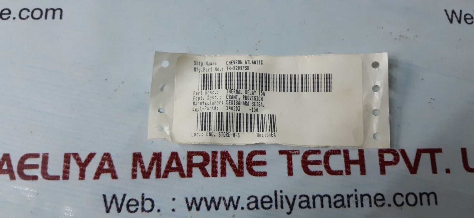 Mitsubishi th-k20kp-15a thermal relay