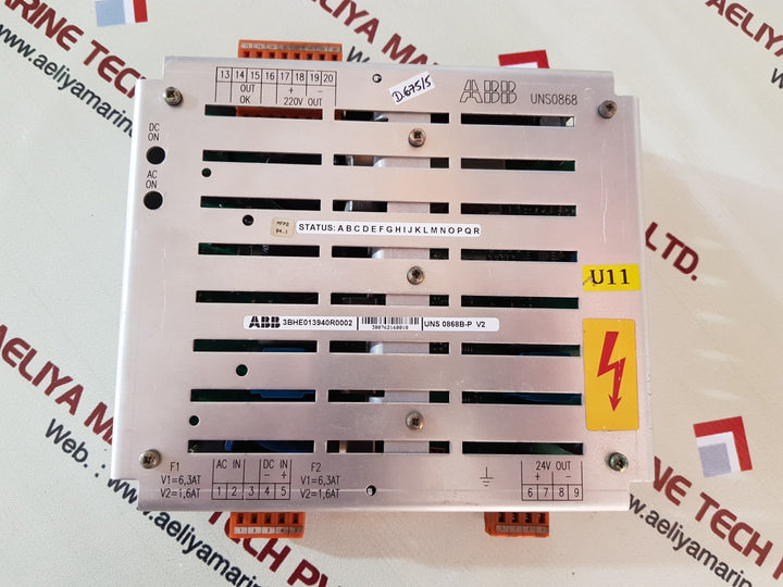 Asea brown boveri control panel