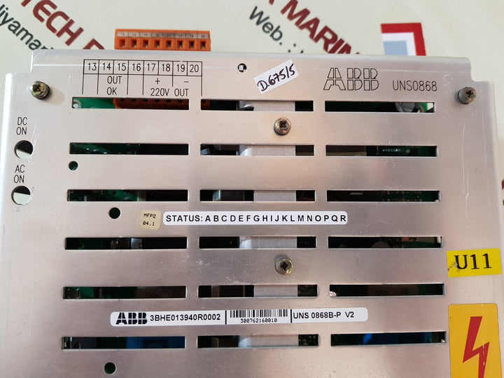 Asea brown boveri control panel