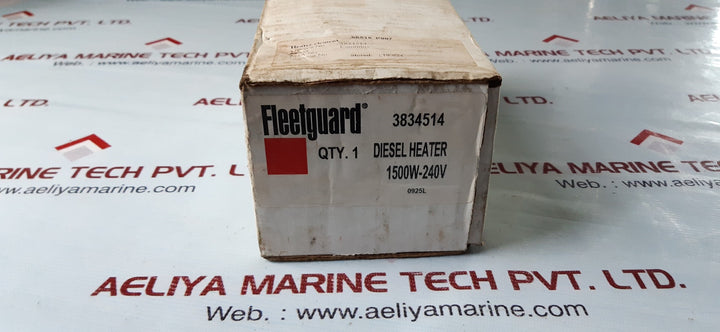 Fleetguard 3834514 diesel heater 1500w-240v