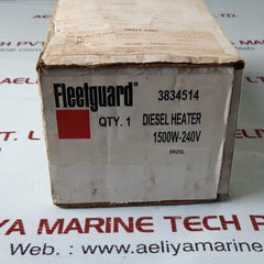 Fleetguard 3834514 diesel heater 1500w-240v