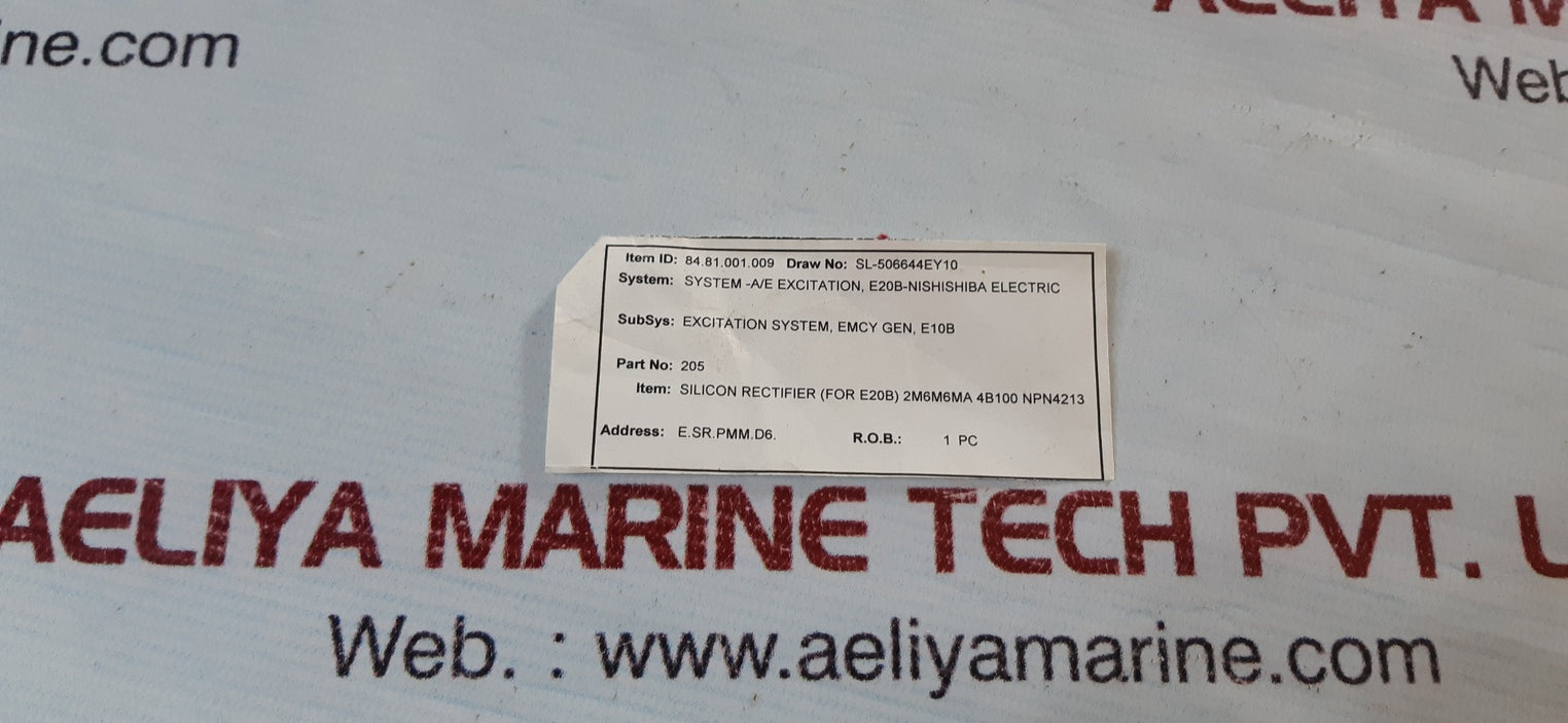 Nihon inter electronics 2m6m6ma4b100 f1-85275 module