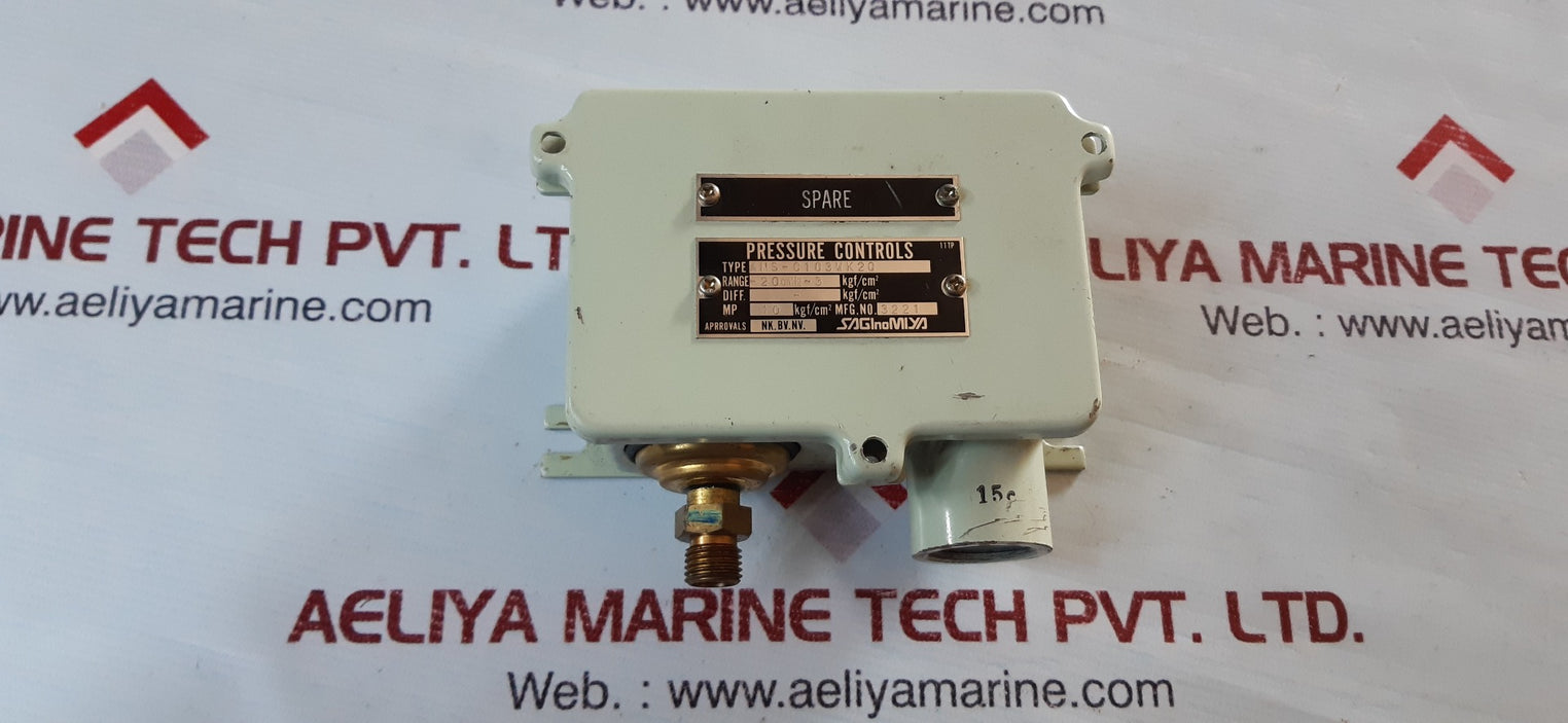 Saginomiya ans-c103wk2q pressure controls