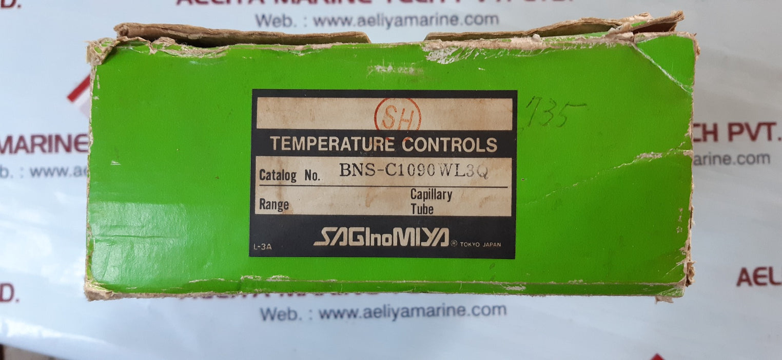 Saginomiya bns-c1090wl3q temperature controls