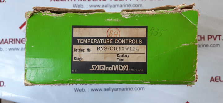 Saginomiya bns-c1090wl3q temperature controls