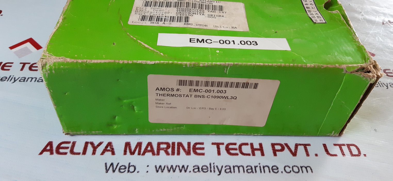 Saginomiya bns-c1090wl3q temperature controls