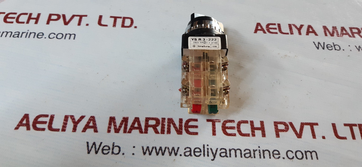 Yongsung ys r3-222 emergency push button 250v 6a