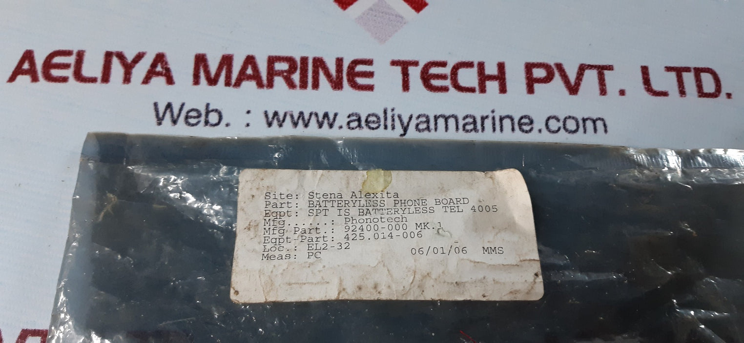 92400-000 mk.1 phontech batteryless telephone board