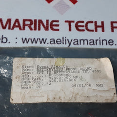 92400-000 mk.1 phontech batteryless telephone board