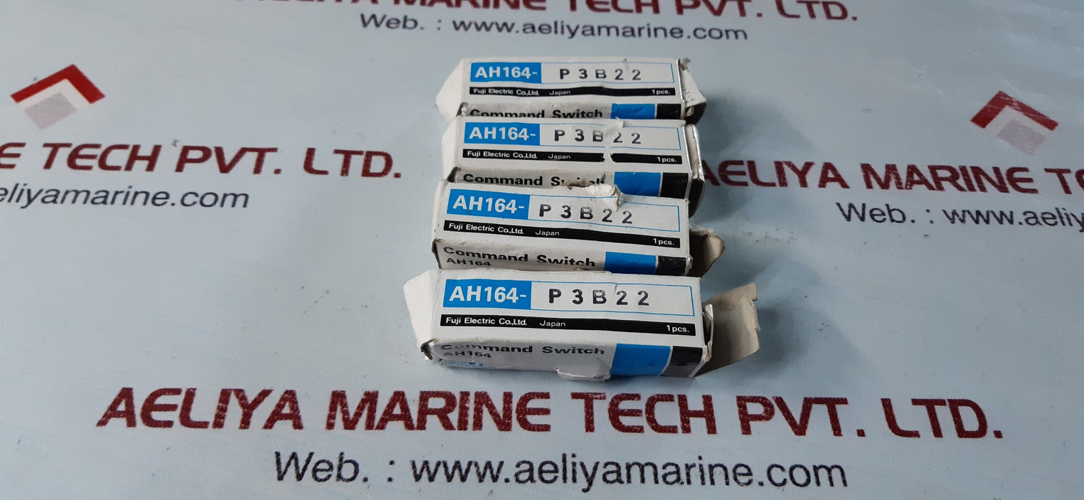 Lot of 4x fuji electric ah164-p command switch 250v 5a