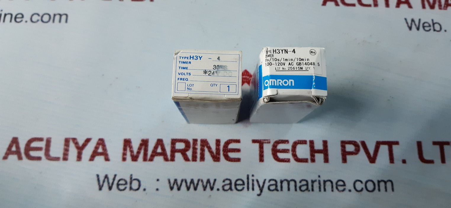 Omron h3yn-4 timer 1s/10s/1min/10min 24vdc