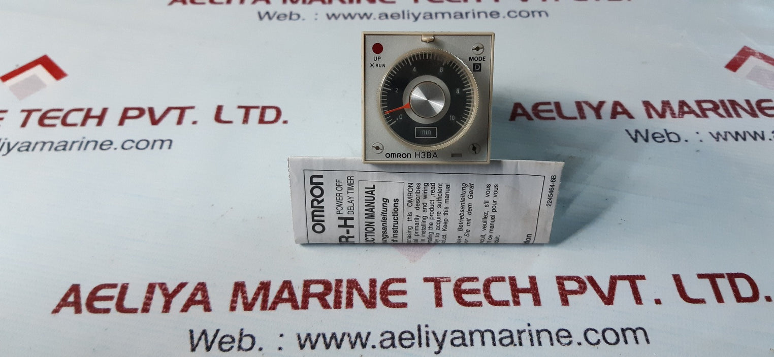 Omron h3ba timer relay 0-10 min