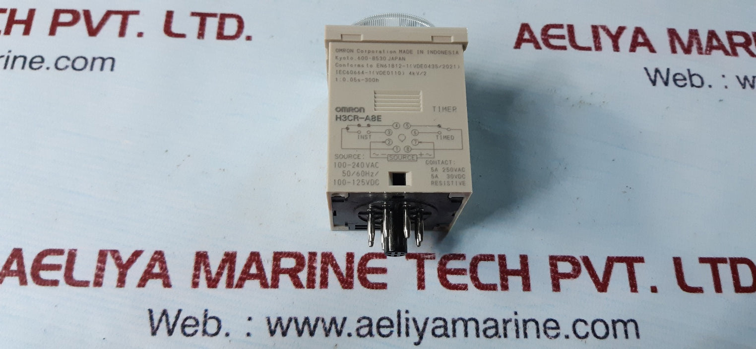 Omron h3cr-a8e timer 0 to 1.2 min