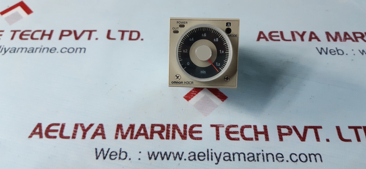 Omron h3cr-a8e timer 0 to 1.2 min