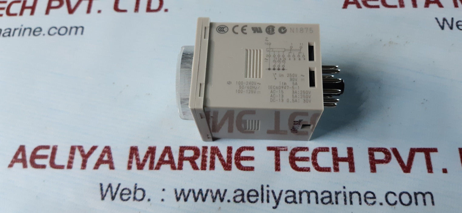 Omron h3cr-a timer 0 to 1.2 min