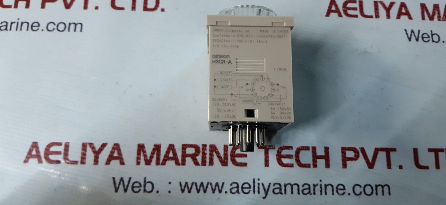 Omron h3cr-a timer 0 to 1.2 min