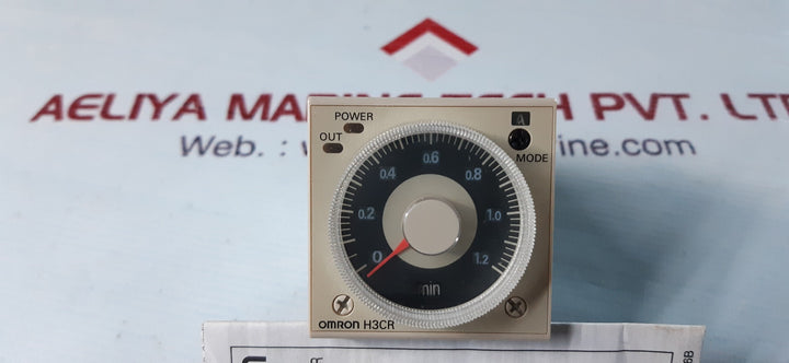 Omron h3cr-a timer 0 to 1.2 min