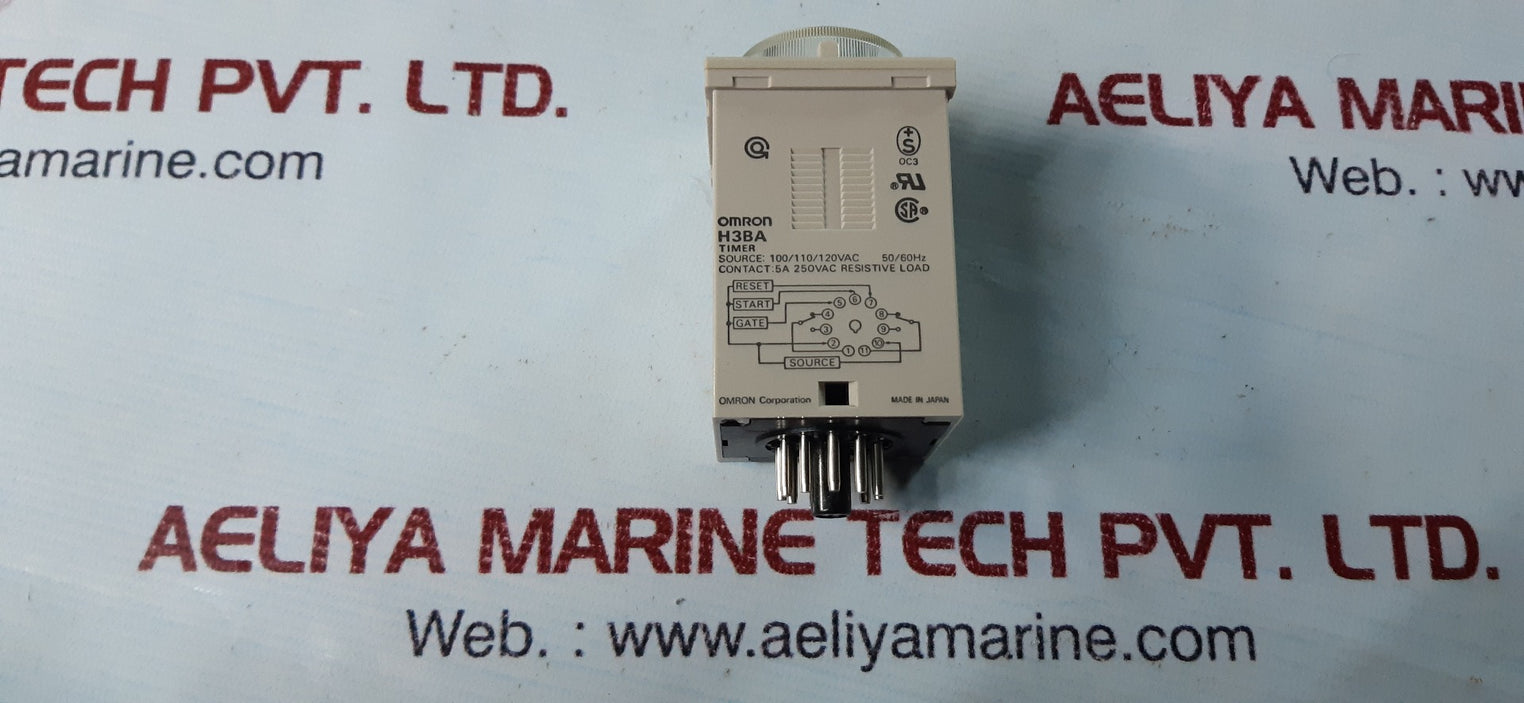 Omron h3ba timer 100/110/120vac 50/60hz