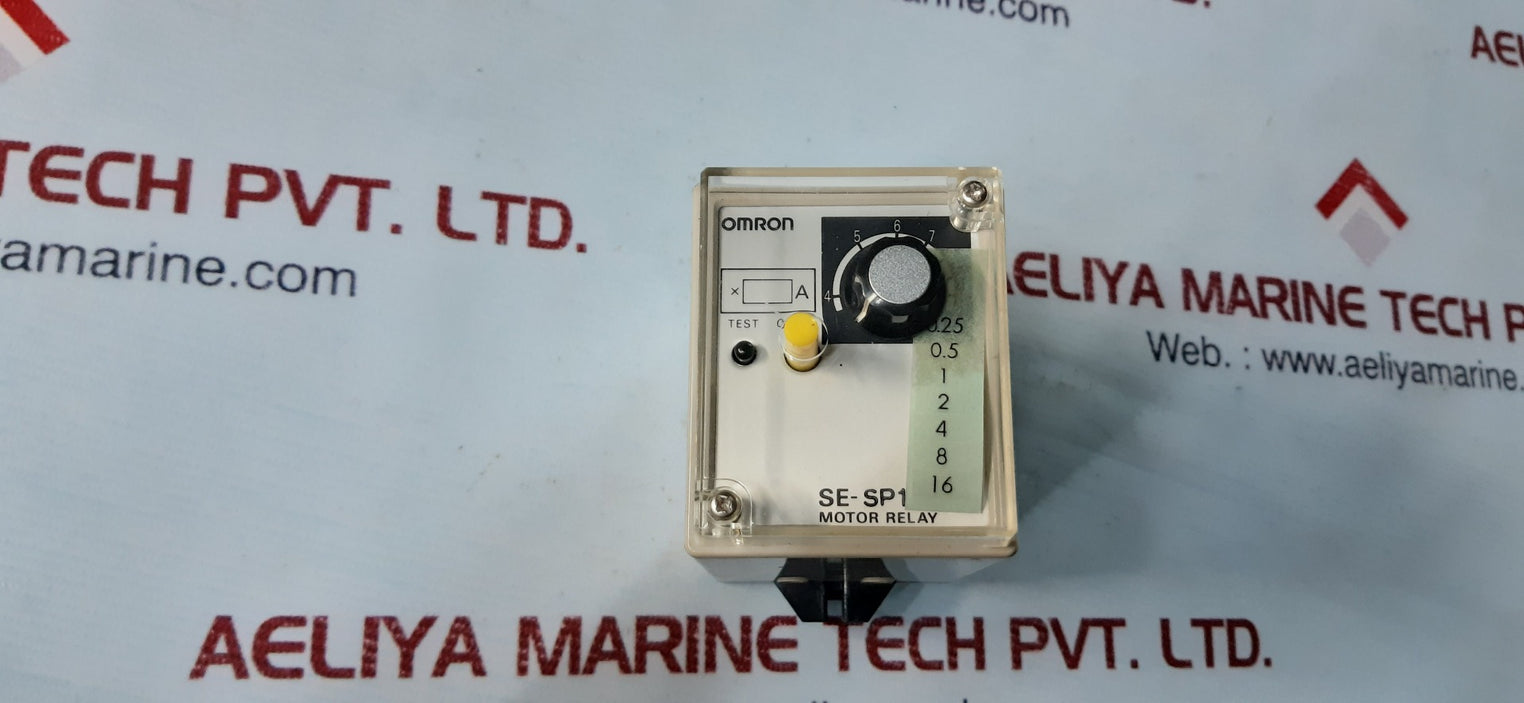 Omron se-sp1 motor relay 100/110vac 50/60hz 1-160a