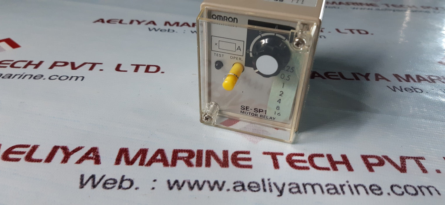 Omron se-sp1 motor relay 100/110vac 50/60hz 1-160a