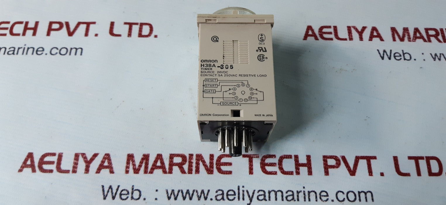 Omron h3ba-305 timer 0.0 to 0.5 min