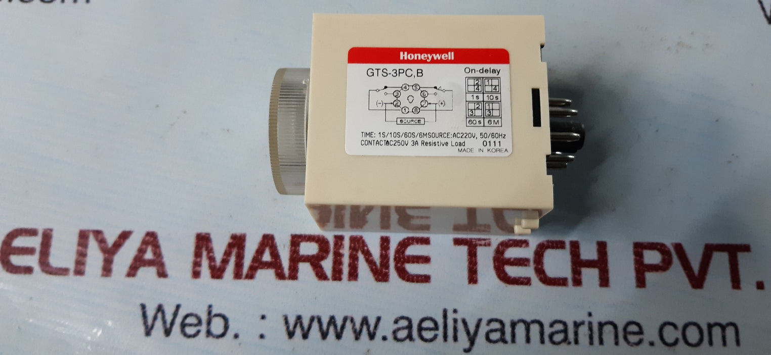 Honeywell gts-3pc,b timer 1s/10s/60s/6m