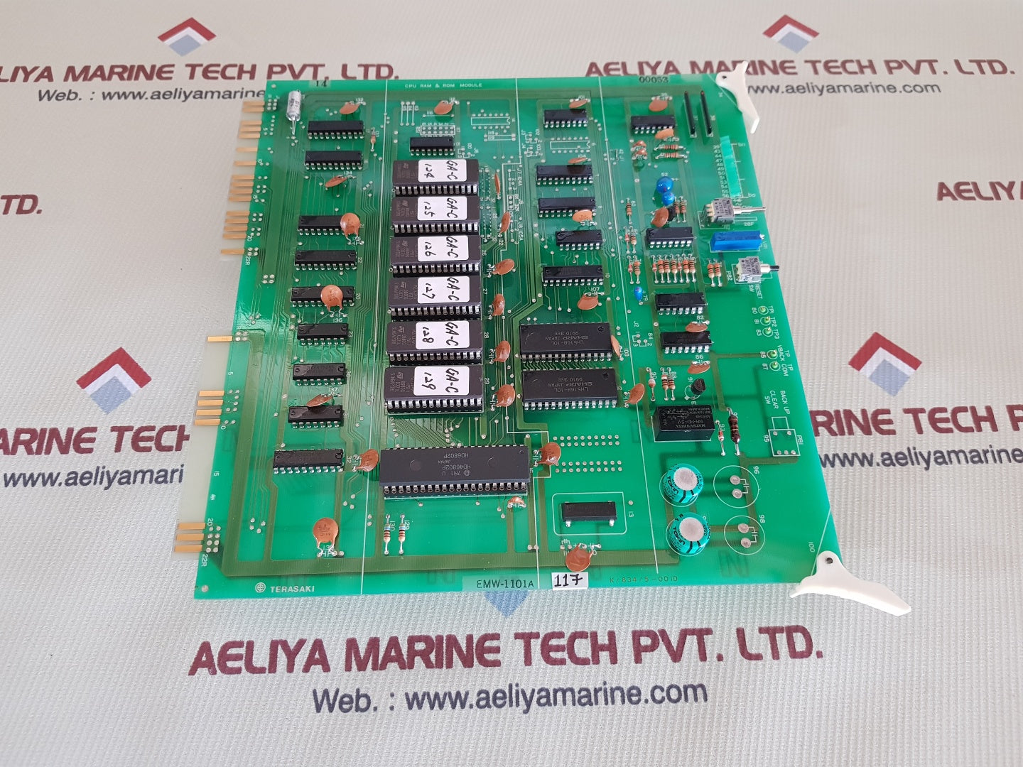Terasaki emw-1101a cpu ram & rom module k/834/5-001d