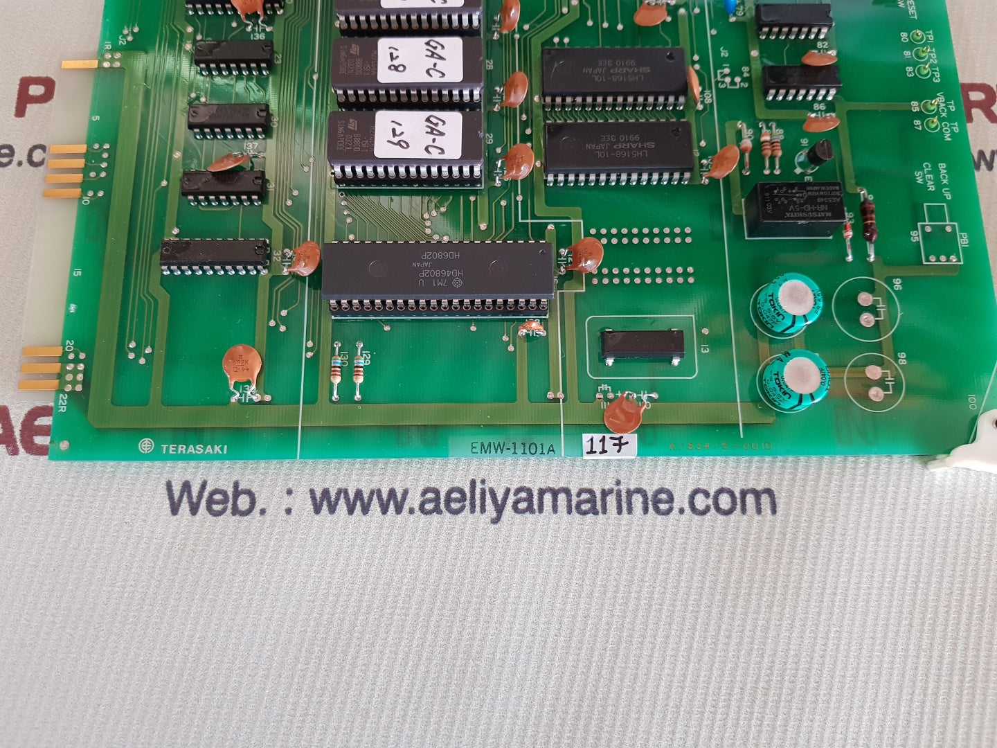 Terasaki emw-1101a cpu ram & rom module k/834/5-001d