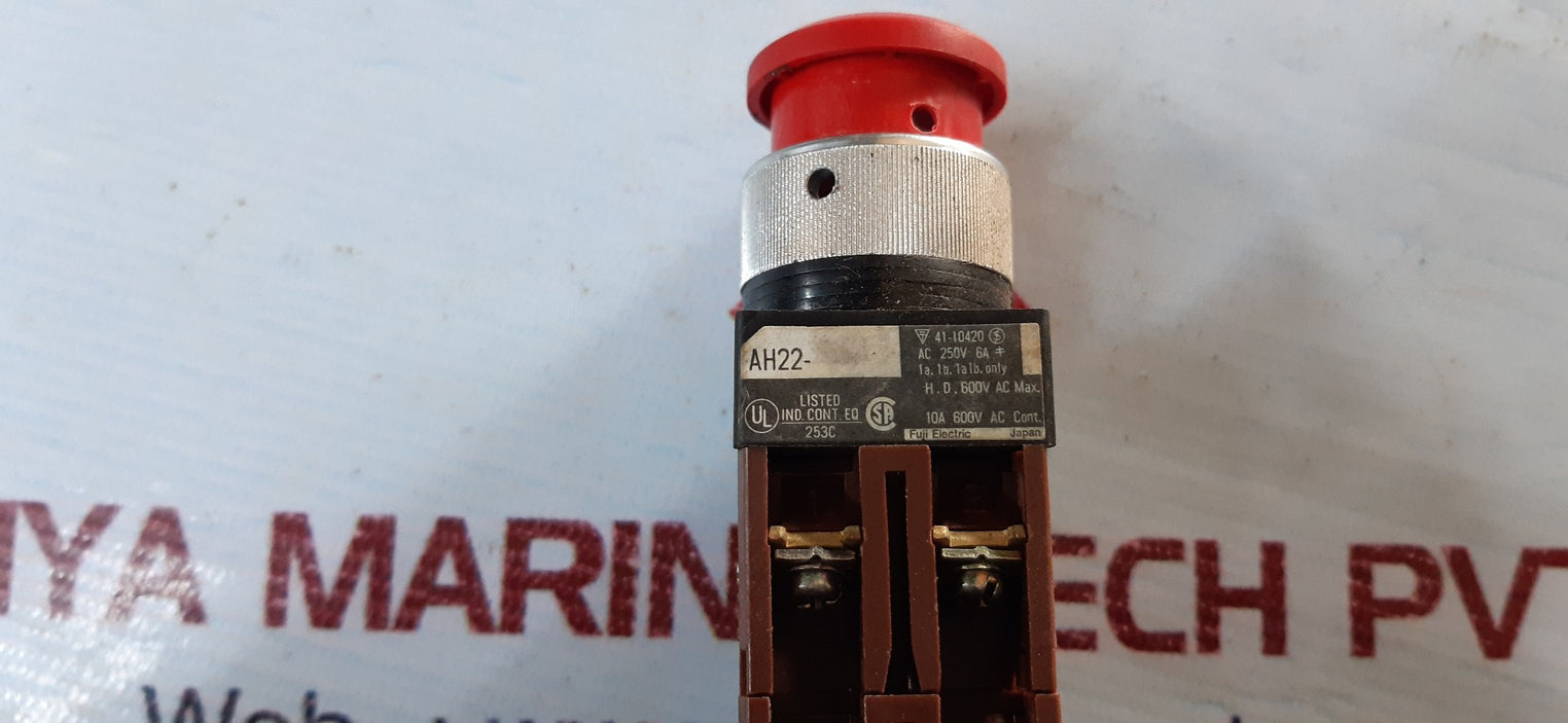 Fuji Electric Ah22-msr42 Pushbutton Switch