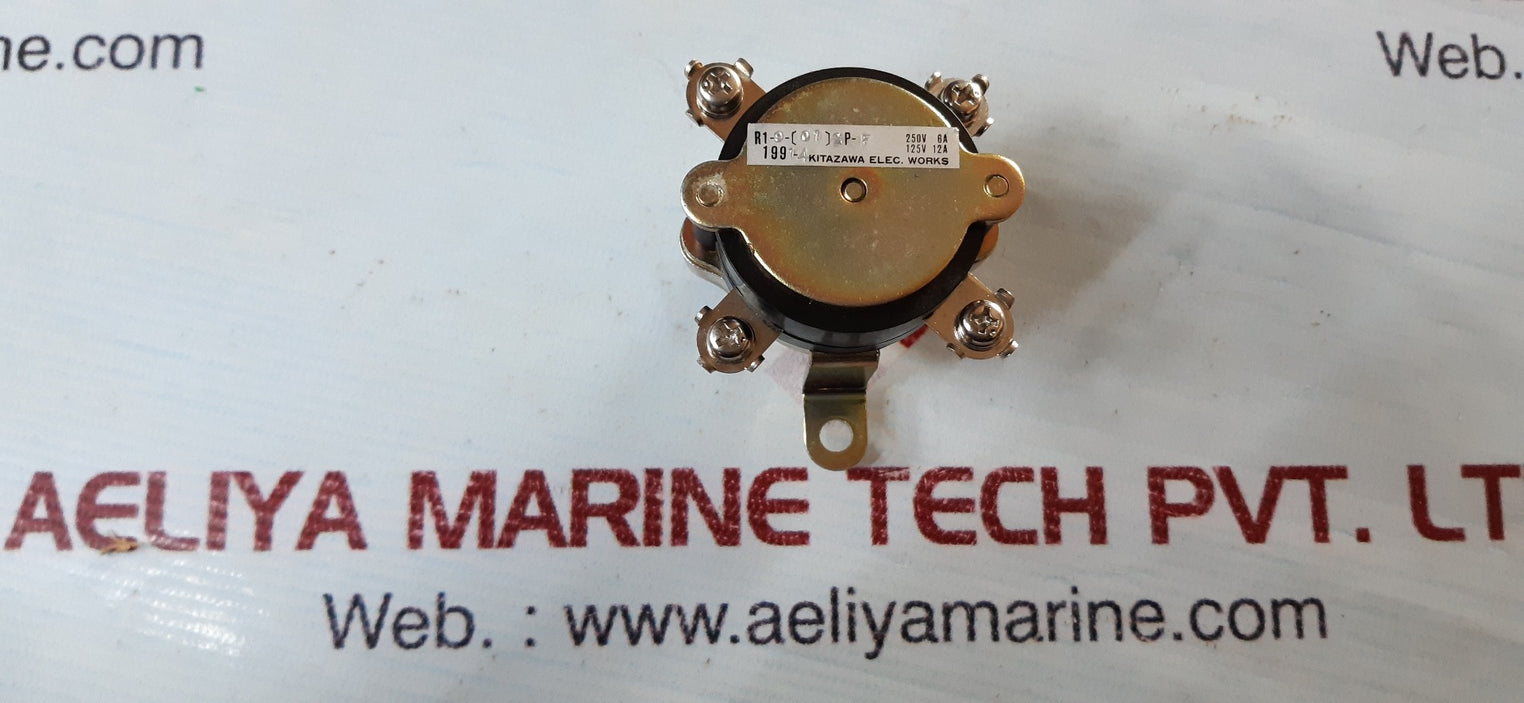 Kitazawa electric r1-9-(01)2p-f rotary switch unit