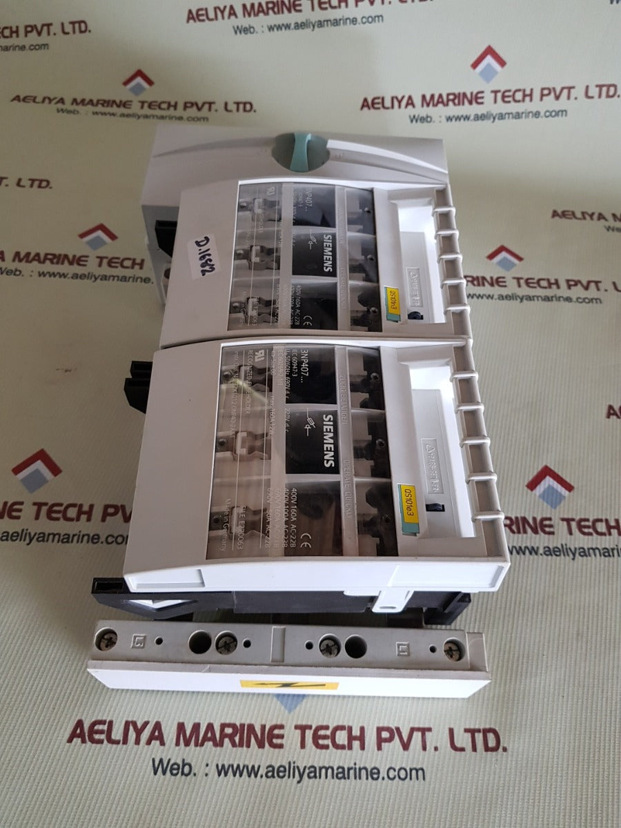 Siemens 3np407 fuseholder switch 160a 12w  Attachment
