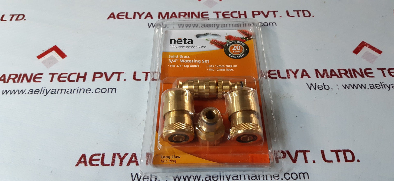 Neta 12mm solid brass 3/4'' watering set