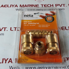 Neta 12mm solid brass 3/4'' watering set