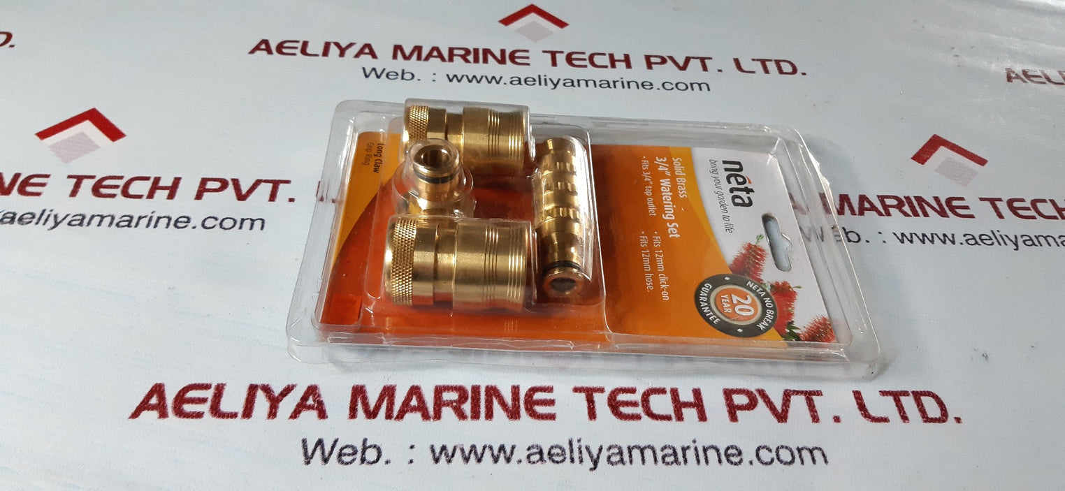 Neta 12mm solid brass 3/4'' watering set