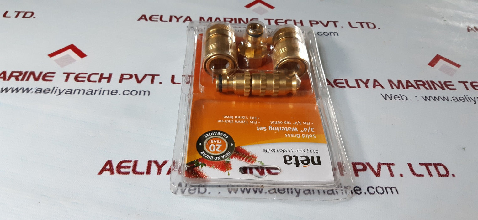 Neta 12mm solid brass 3/4'' watering set