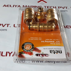 Neta 12mm solid brass 3/4'' watering set