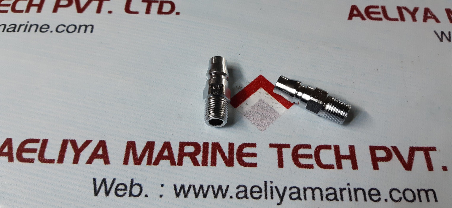 Lot of 5X Nitto kohki hi cupla 20 pm quick connect pneumatic coupler plug