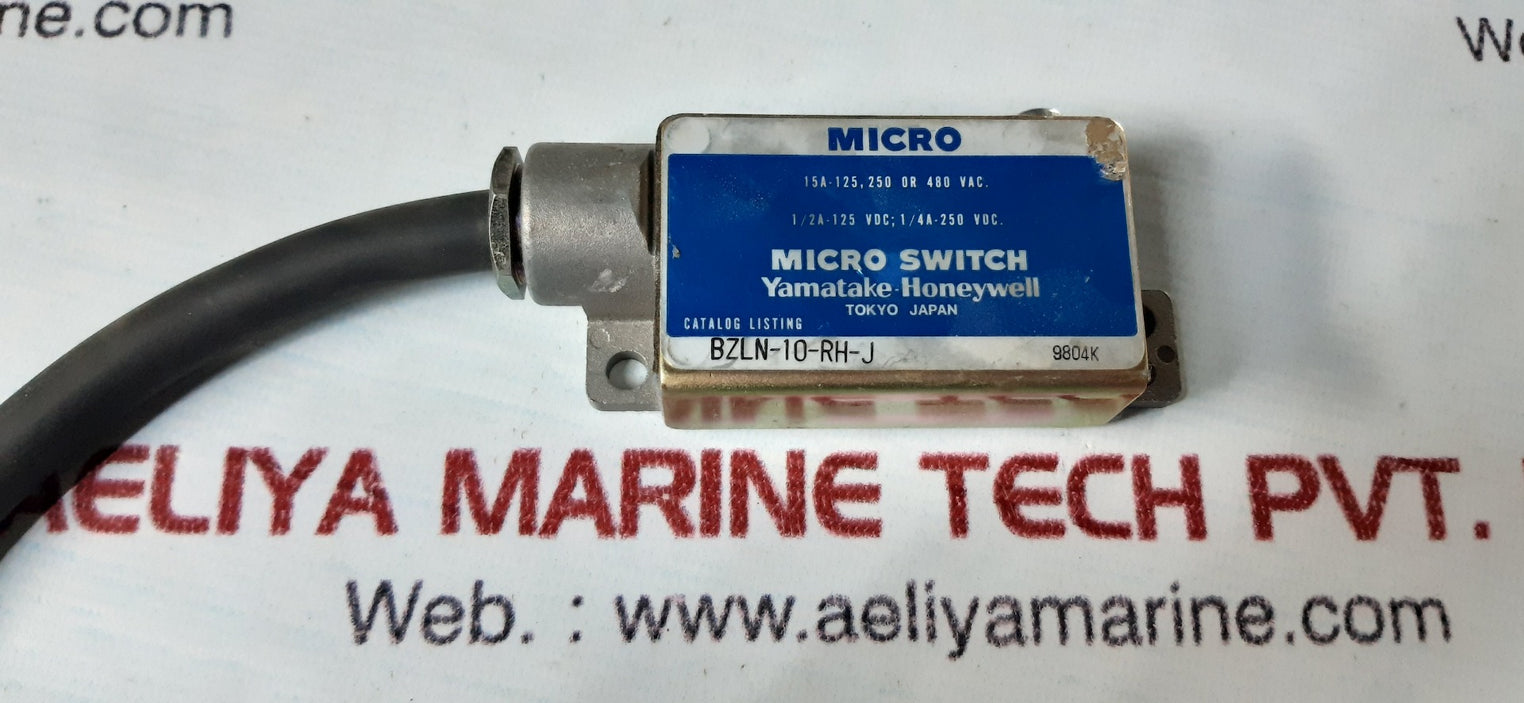 Yamatake-honeywell bzln-10-rh-j micro switch