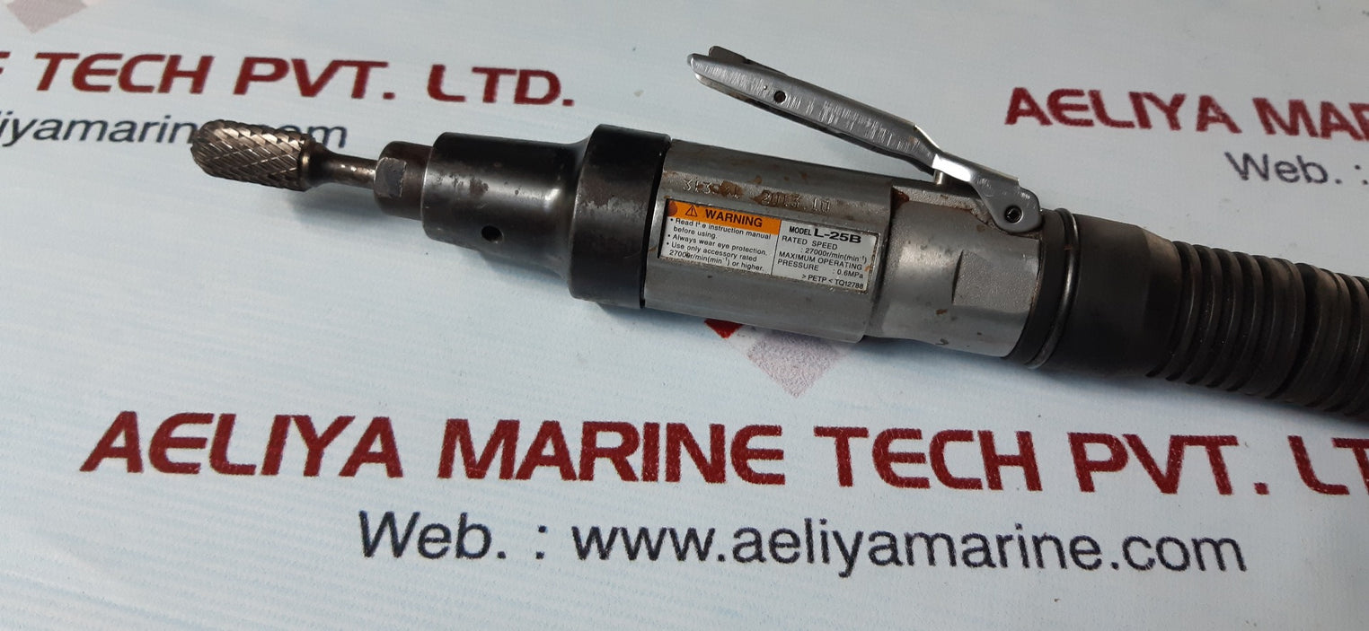 Nitto kohki l-25b air sonic pneumatic die grinder