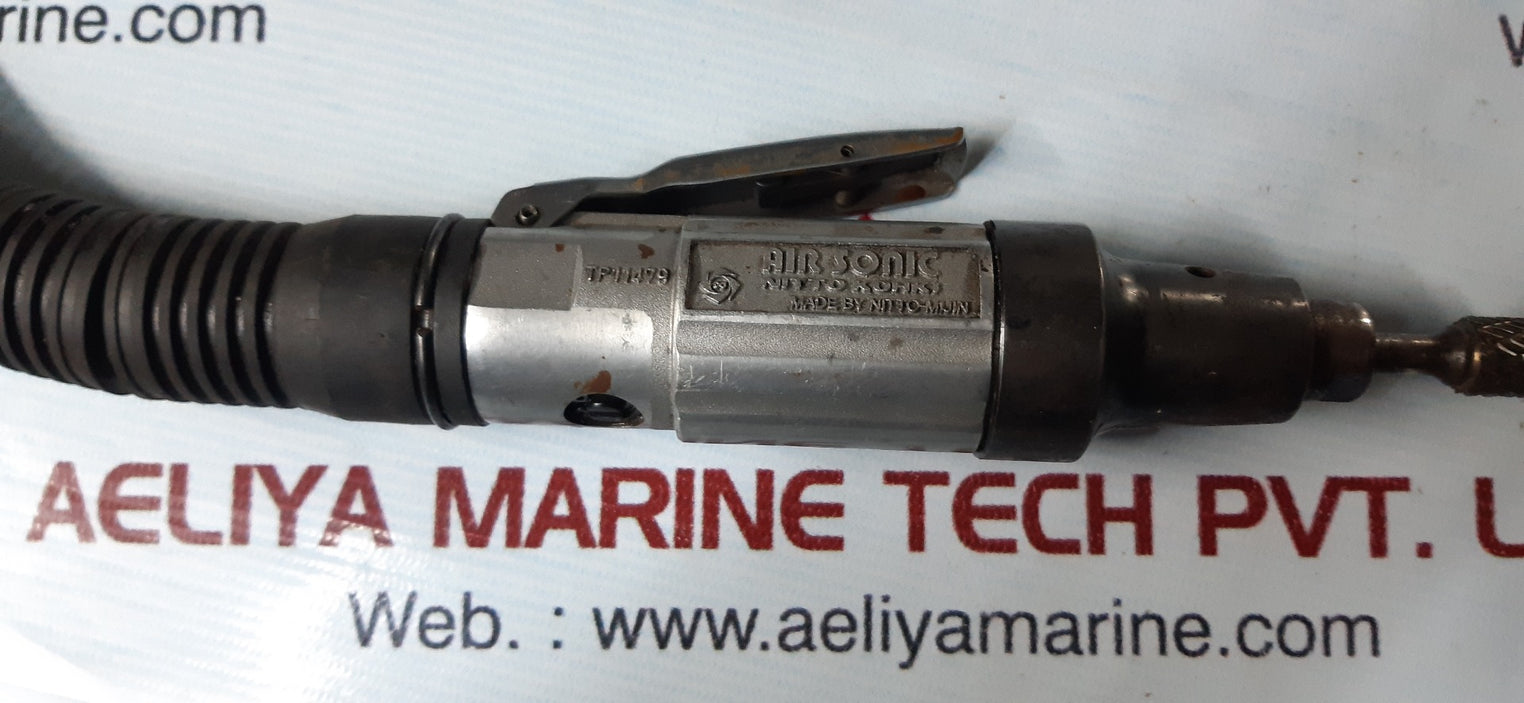 Nitto kohki l-25b air sonic pneumatic die grinder