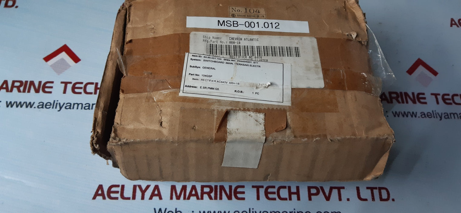 Terasaki arh-ib rectifier ac500v 50/60hz