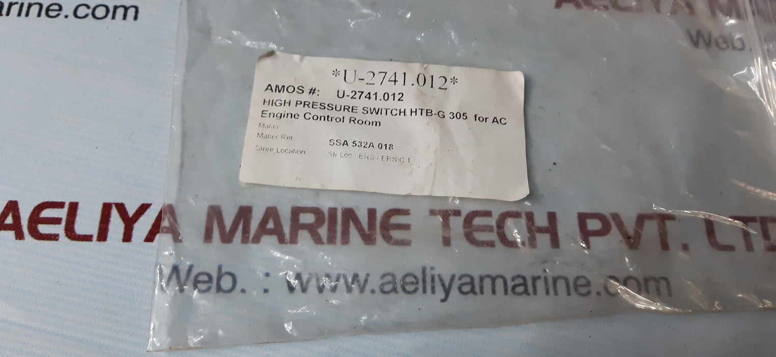 saginomiya high pressure switch