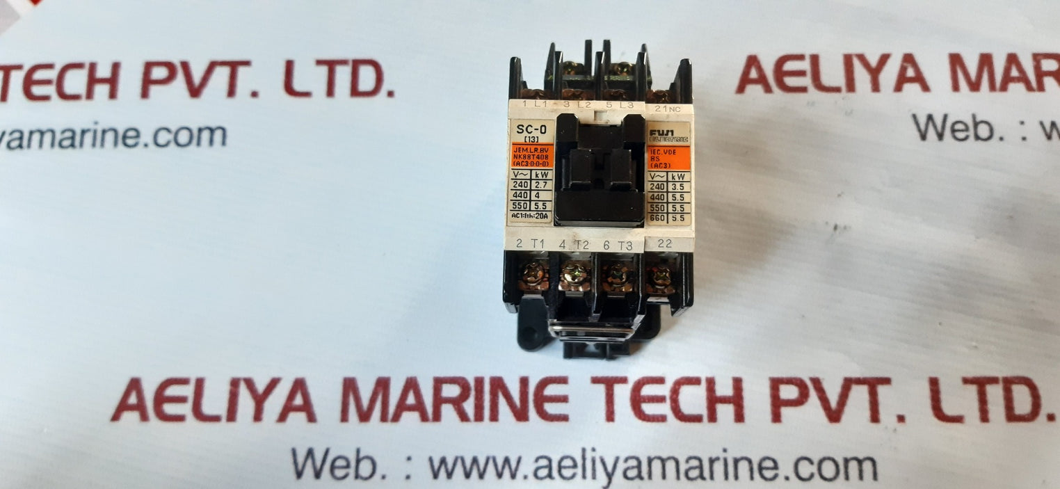 Fuji electric sc-0(13) 4nc0f0 contactor