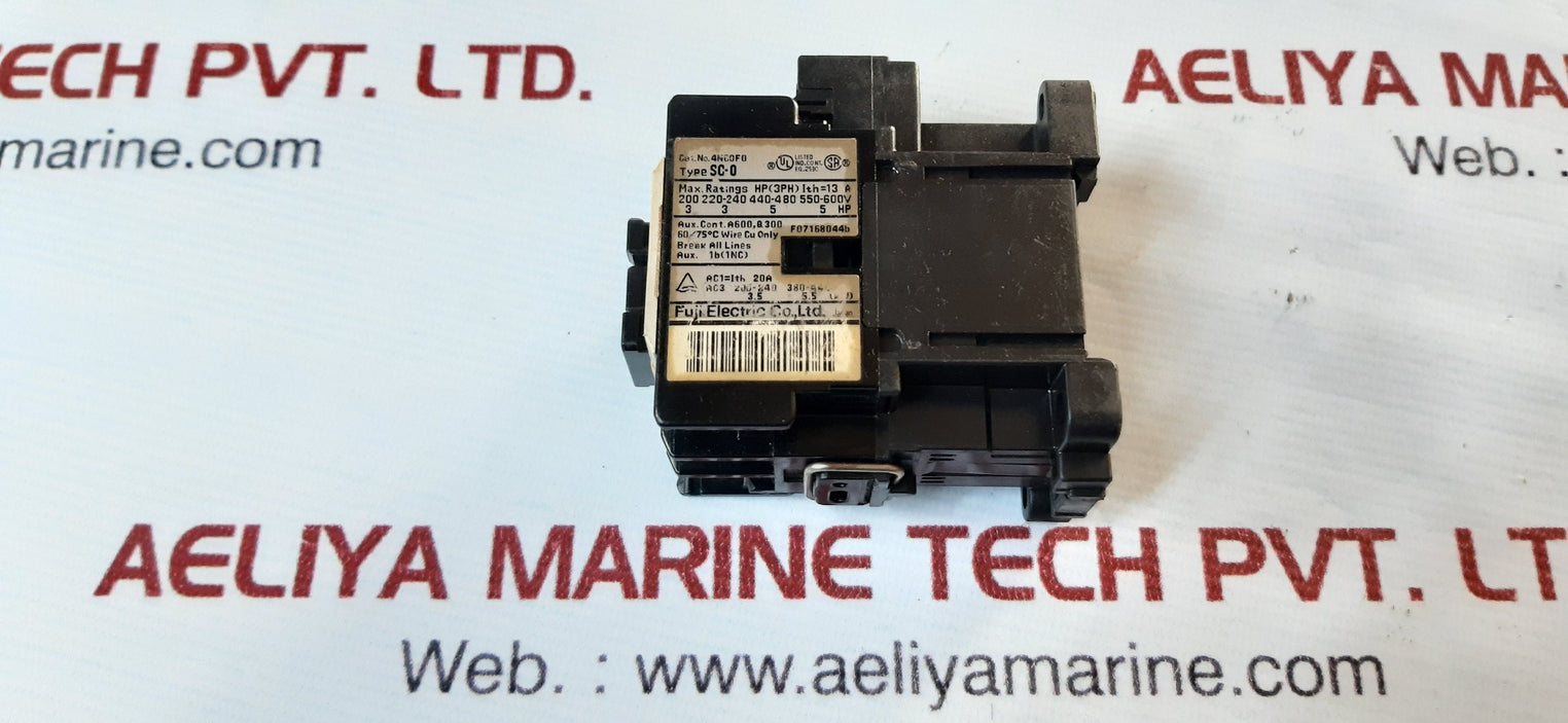 Fuji electric sc-0(13) 4nc0f0 contactor