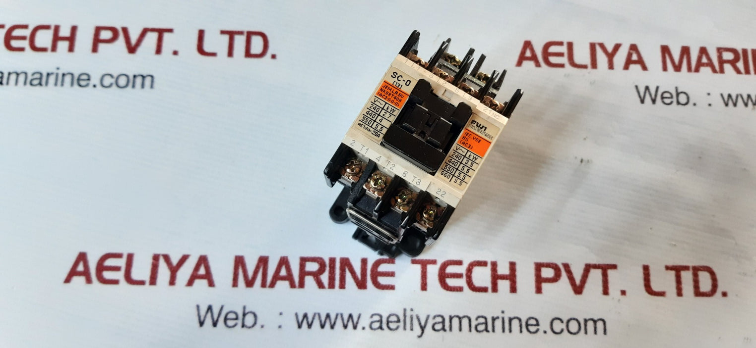 Fuji electric sc-0(13) 4nc0f0 contactor