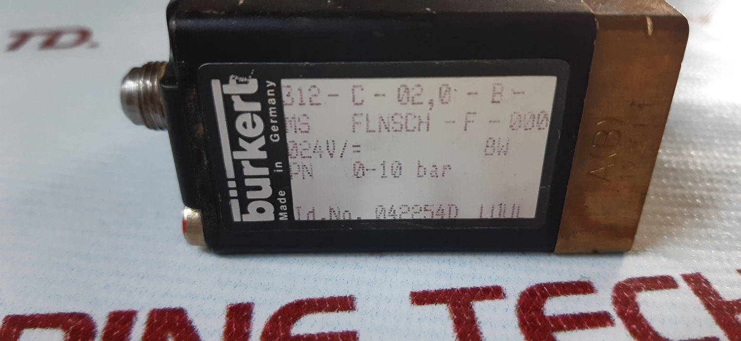 Burkert 312-c-02,0-b-ms solenoid valve flnsch-f-000