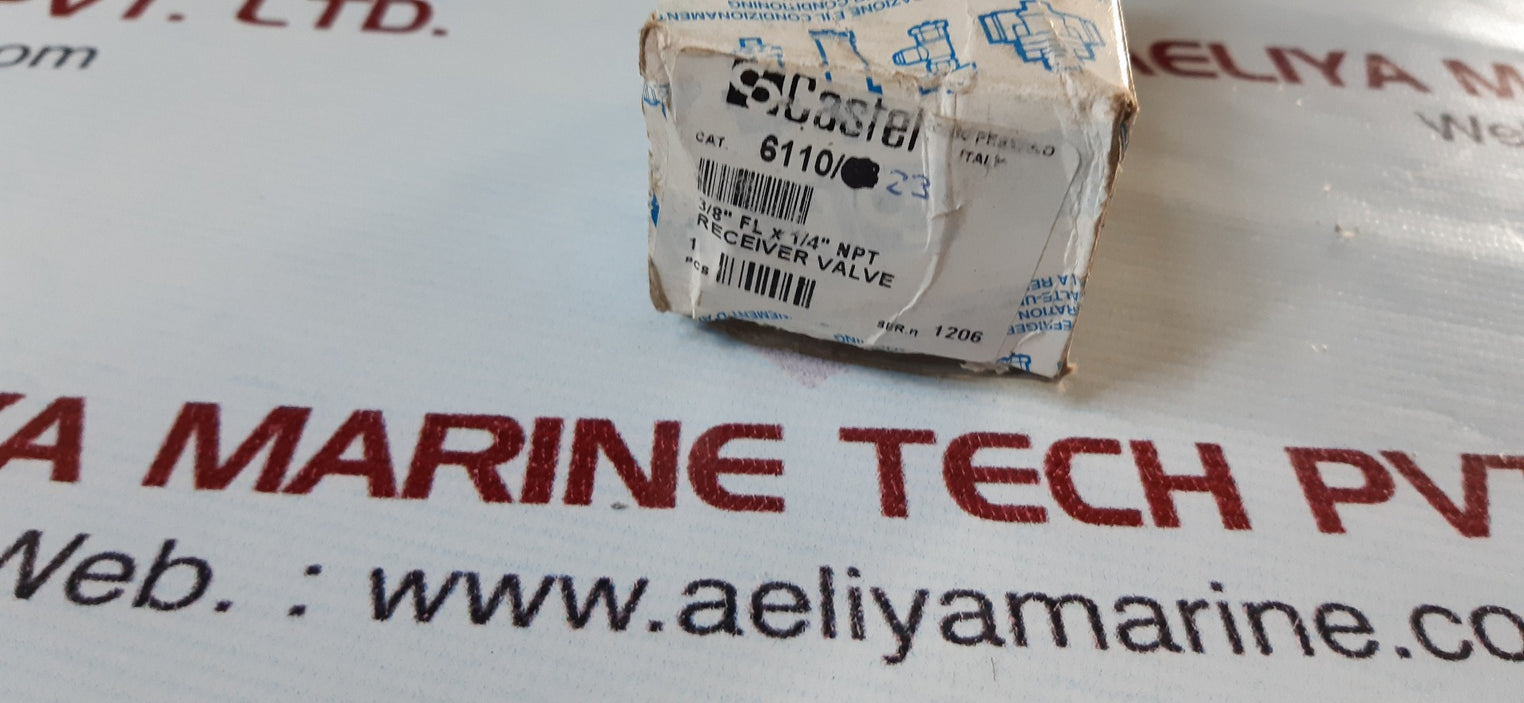 Castel 6110/23 receiver valve