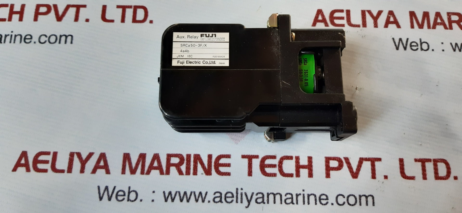 Fuji electric srca50-3f/x 4a4b auxiliary relay 100/100-110v 50/60hz coil