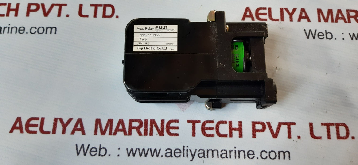 Fuji electric srca50-3f/x 4a4b auxiliary relay 100/100-110v 50/60hz coil