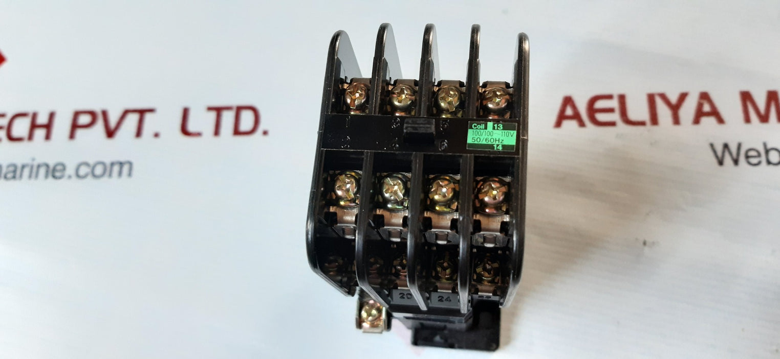 Fuji electric srca50-3f/x 4a4b auxiliary relay 100/100-110v 50/60hz coil